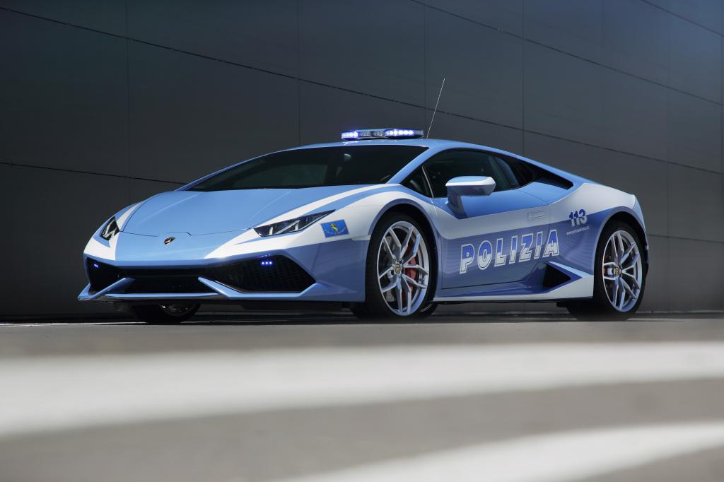 Der neue Peterwagen der Polizia ist ein Lamborghini Huracán