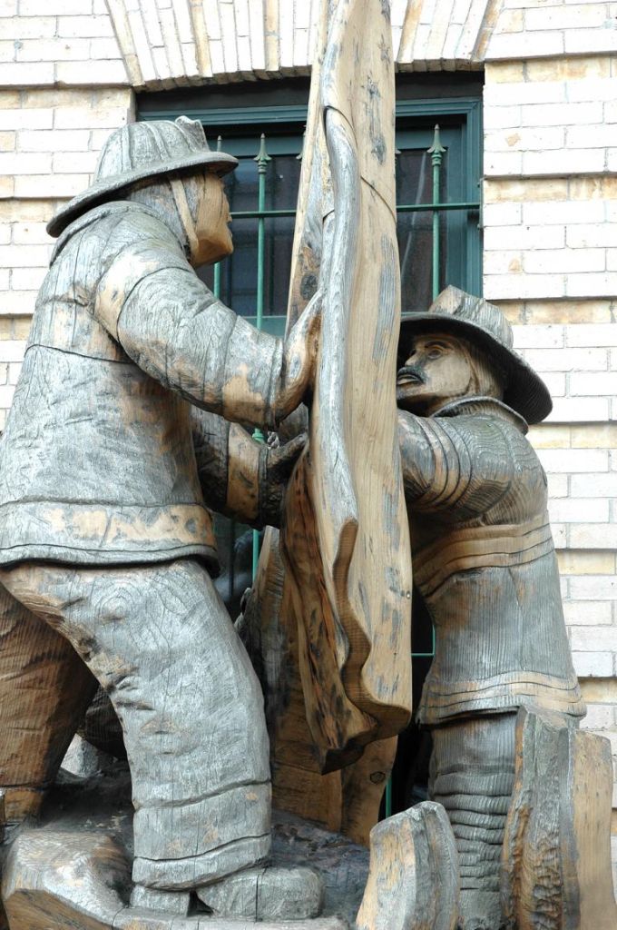 Erinnerung an 9/11: Feuerwehr-Denkmal in Brooklyns Union Street. 