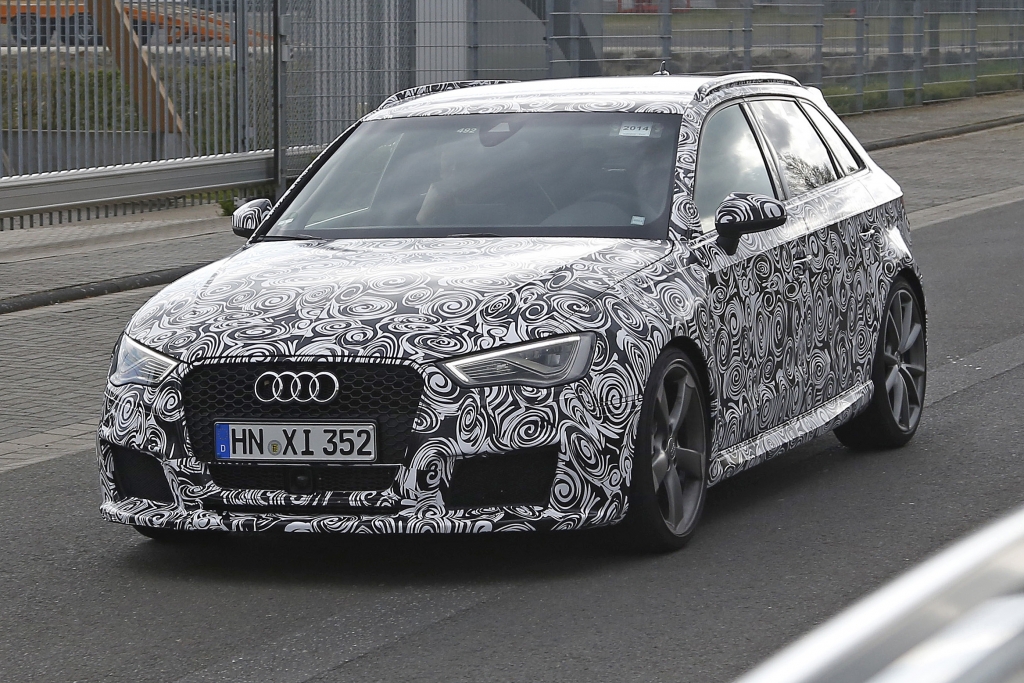Erwischt: Erlkönig Audi RS3 - Attacke mit 100 PS pro Zylinder 