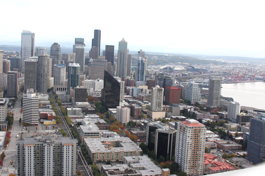Gläserne Wolkenkratzer prägen längst Seattles Skyline. 