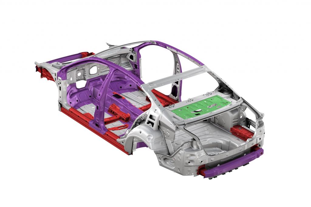 Karosseriestruktur des neuen VW Passat