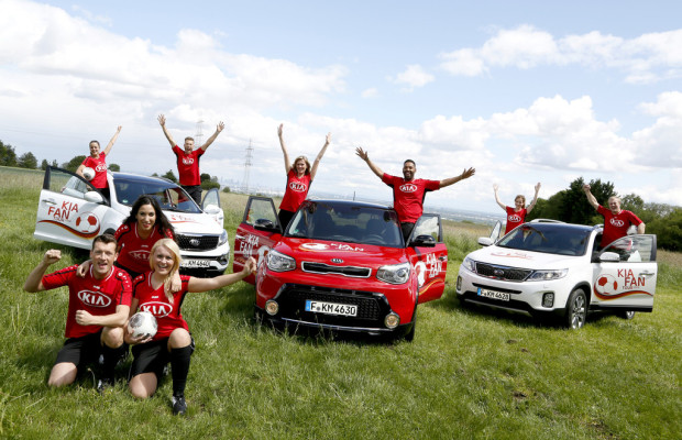 Kia-Roadshow im Zeichen des Fußballs