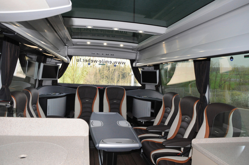 Luxus und Komfort sind stets mit an Bord