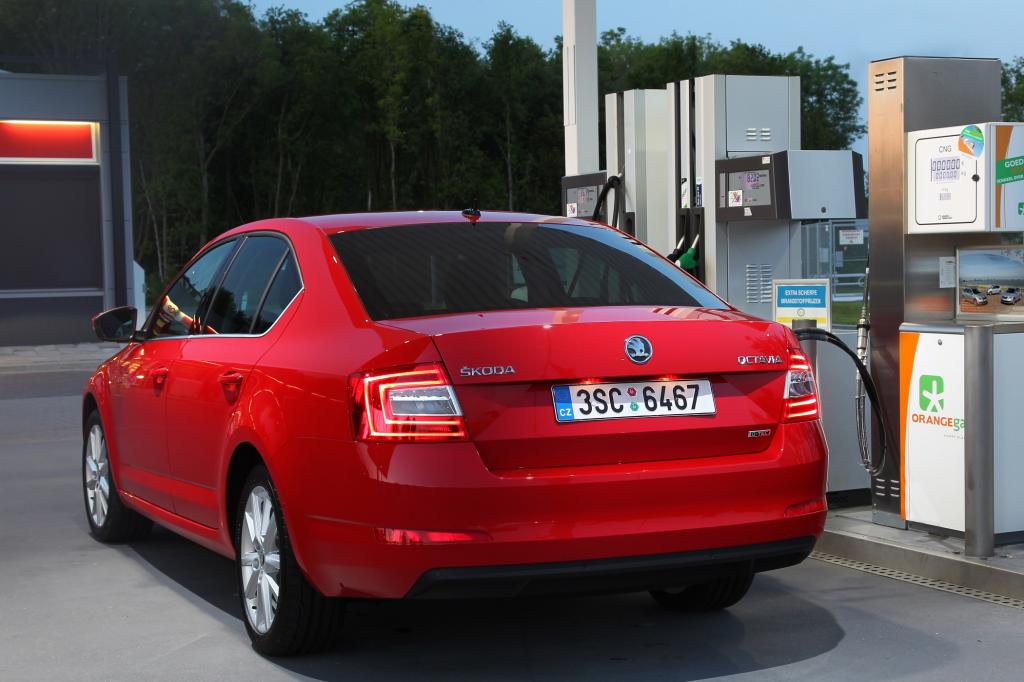Mit nur 3,5 kg Erdgas je 100 km (97 g CO2/km) beziffert das Werk den Verbrauch des 1,4 Liter großen Turbomotors mit 81 kW/110 PS.