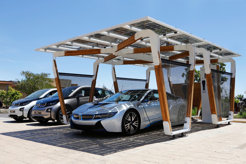 Solar-Carport passend zu den BMW i-Modellen