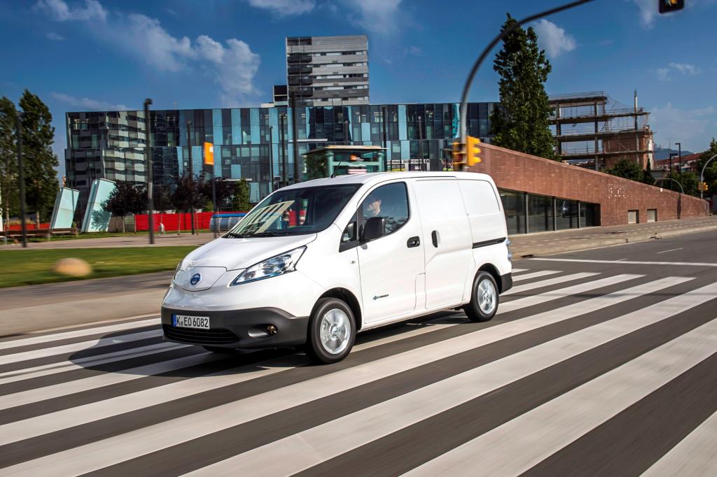  Erste Fahrt im Elektrotransporter Nissan e-NV 200 - Ladegut für Umweltzonen