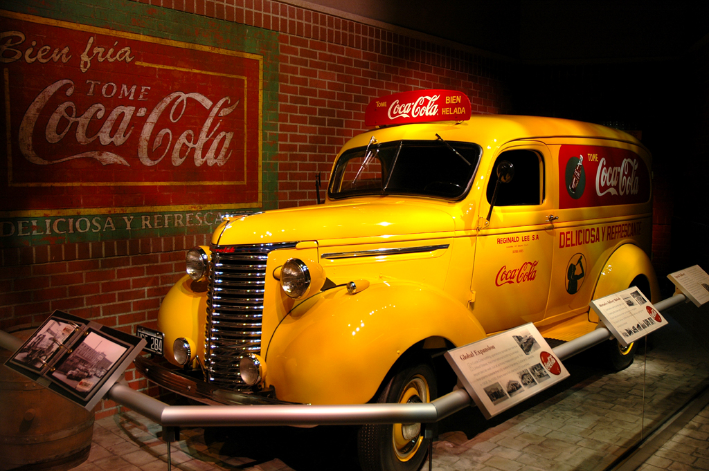 ... Coca-Cola-Lieferwagen. 