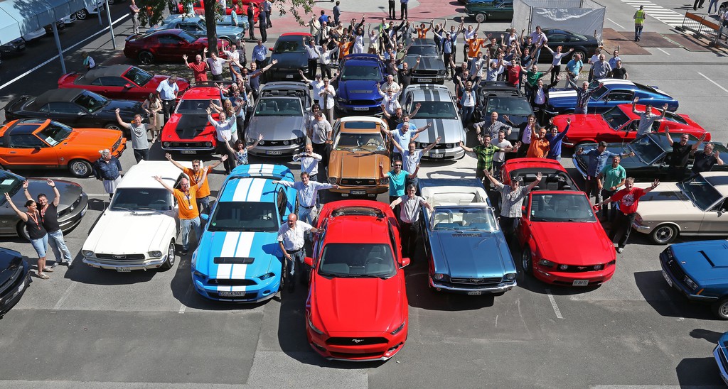 750 Ford Mustang kamen in Köln zusammen