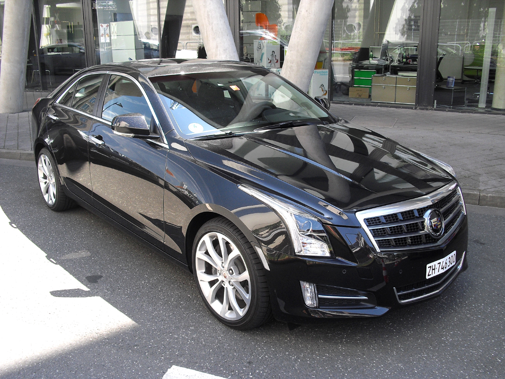 Bei der Roadshow dabei: Kompakte Cadillac-Sportlimousine ATS. 