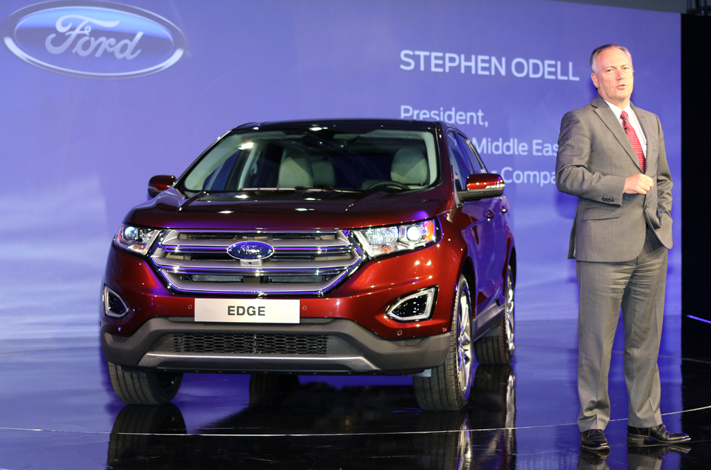 Blick auf die Frontpartie. Ford Europe President, Stephan Odell. 
