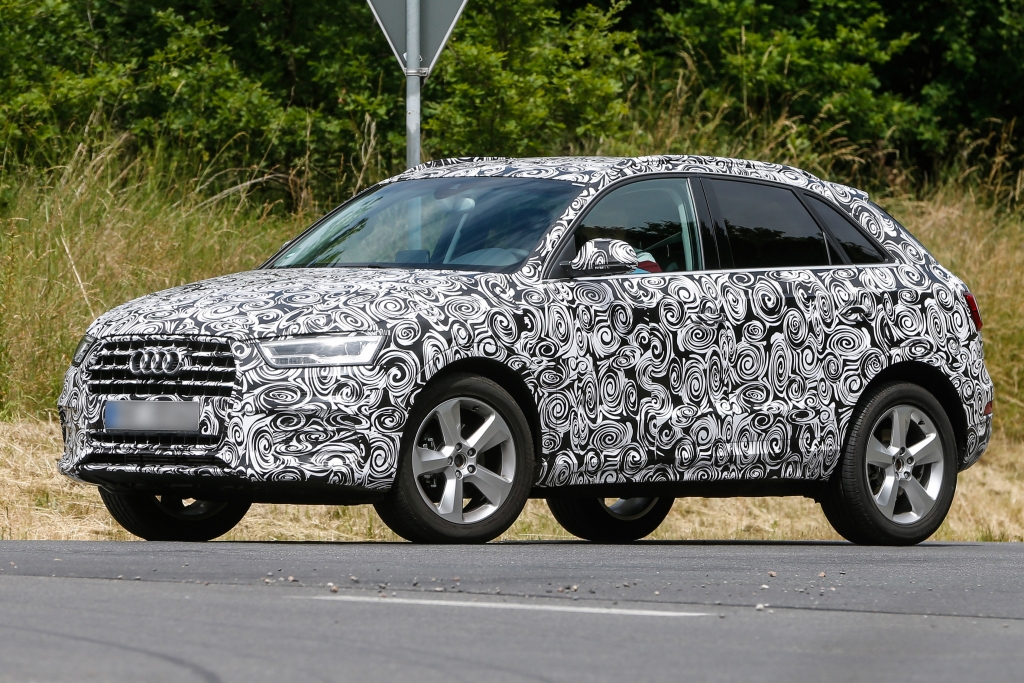 Erwischt: Erlkönig Audi Q3 Facelift