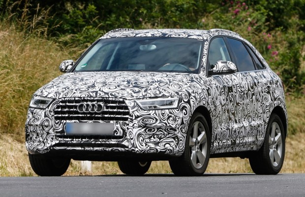 Erwischt: Erlkönig Audi Q3 Facelift