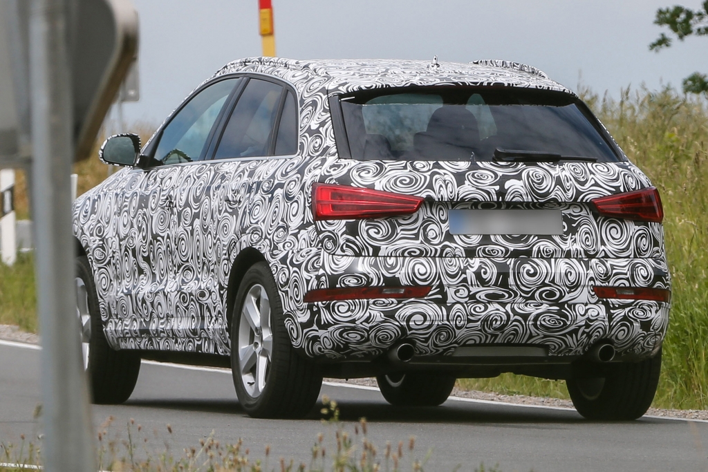 Erwischt: Erlkönig Audi Q3 Facelift