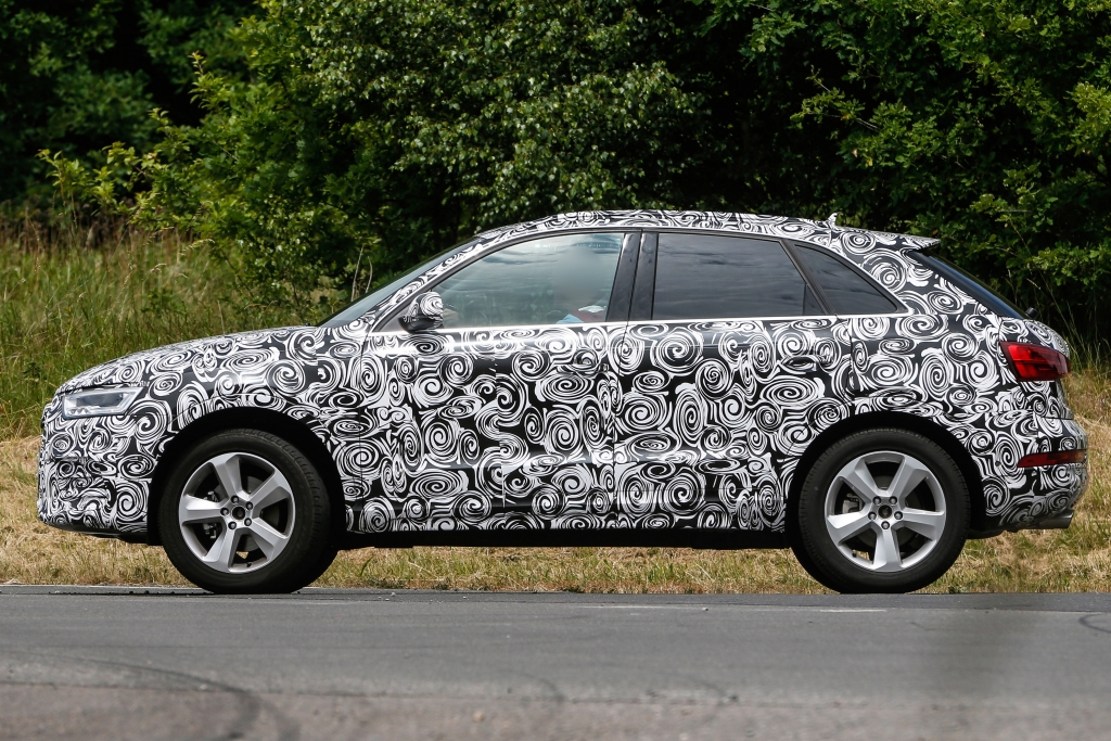 Erwischt: Erlkönig Audi Q3 Facelift