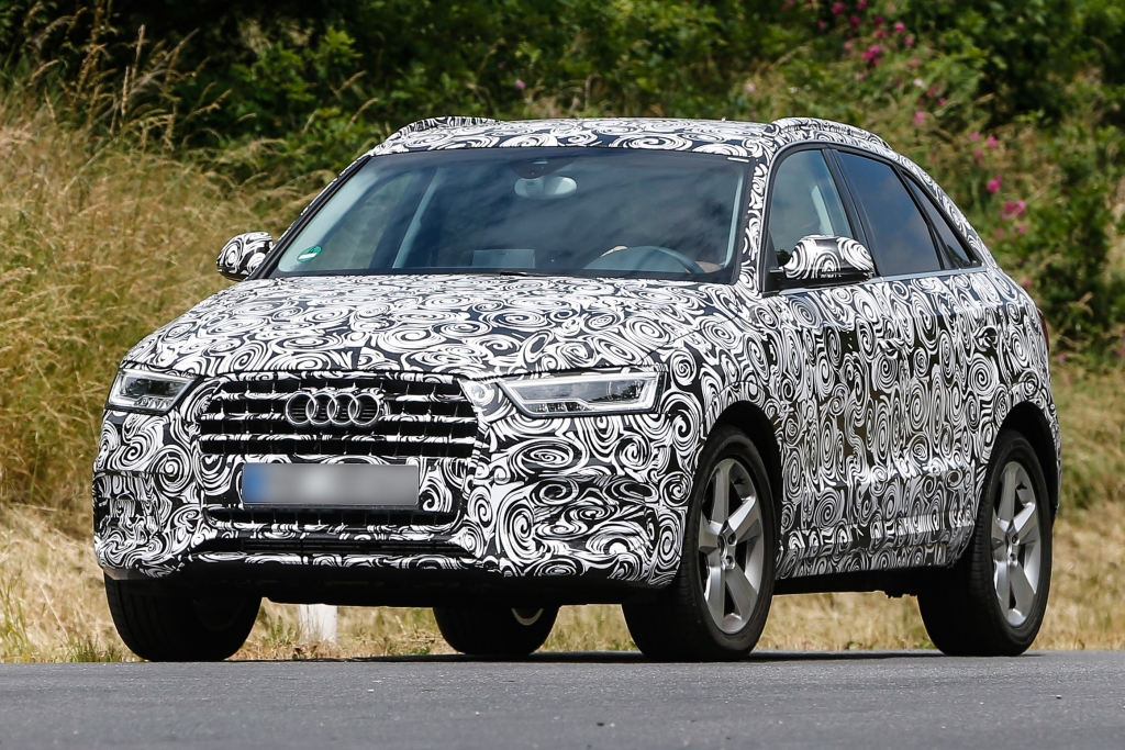 Erwischt: Erlkönig Audi Q3 Facelift