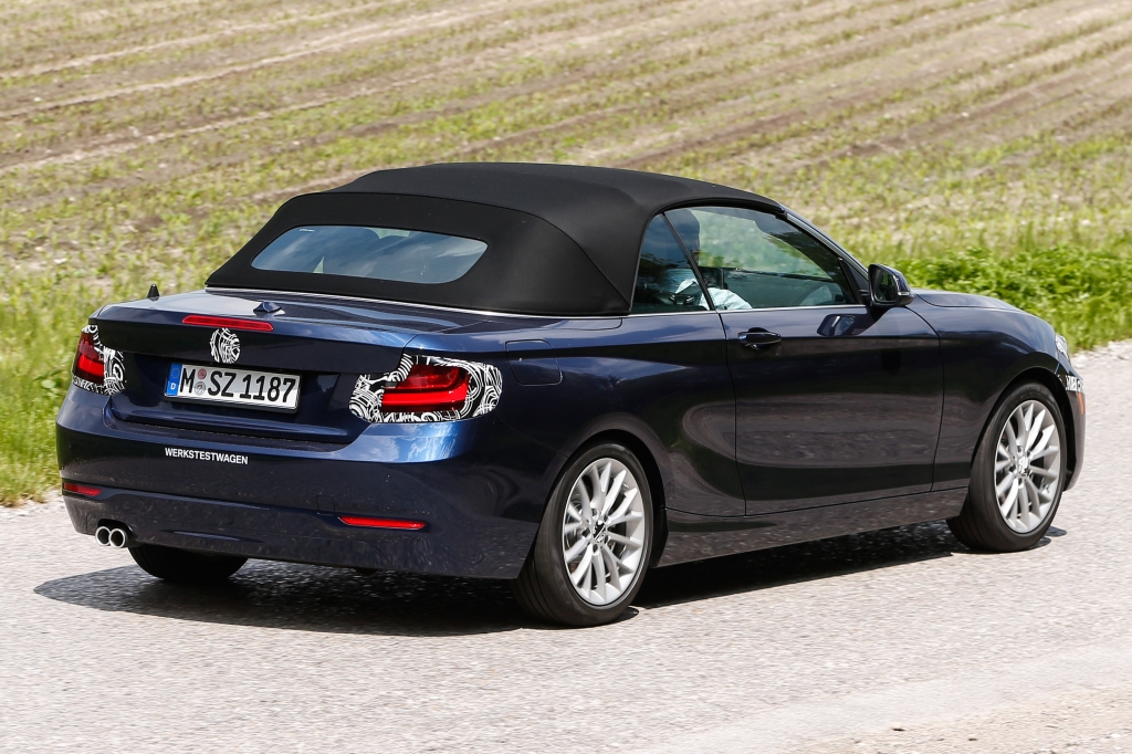 Erwischt: Erlkönig BMW 2er Cabrio in voller Pracht