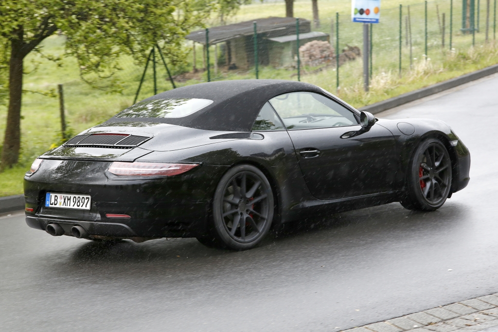 Erwischt: Erlkönig Porsche 911 GTS Cabrio - Luft zum frei atmen