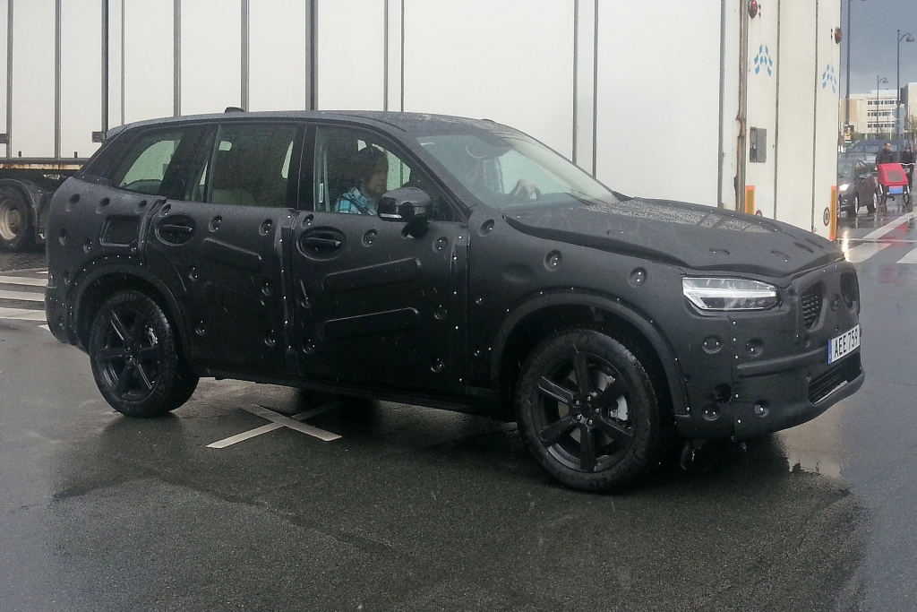 Erwischt: Erlkönig Volvo XC90 (2015) in Koppenhagen gesichtet