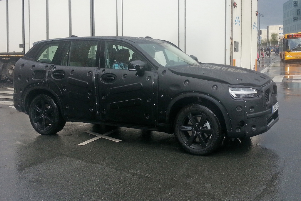 Erwischt: Erlkönig Volvo XC90 (2015) in Koppenhagen gesichtet