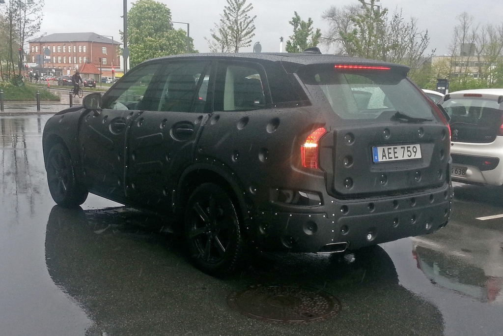 Erwischt: Erlkönig Volvo XC90 (2015) in Koppenhagen gesichtet