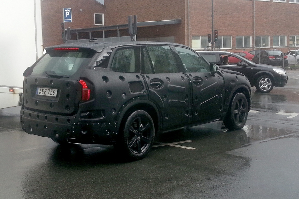 Erwischt: Erlkönig Volvo XC90 (2015) in Koppenhagen gesichtet