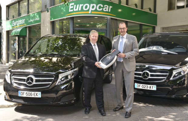Europcar übernimmt 175 Mercedes-Benz V-Klasse Großraumlimousinen