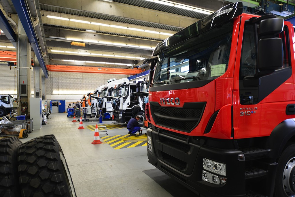 In Ulm entwickelt, global verkauft: Schwere Nutzfahrzeuge von Iveco