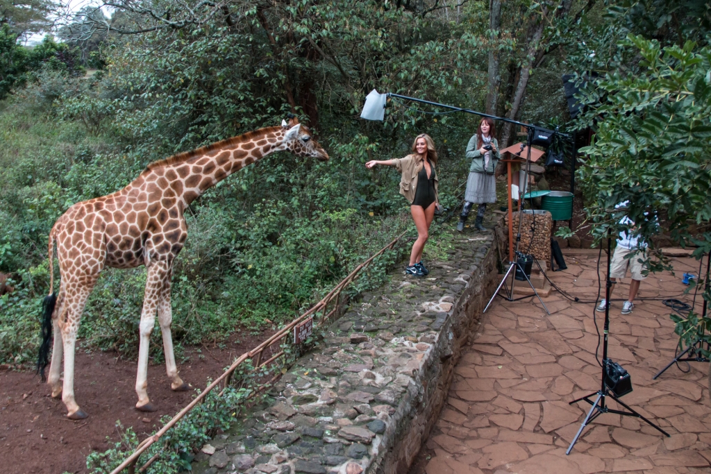 Miss Tuning auf Foto-Safari in Kenia - Kalendershooting mit afrikanischem Flair