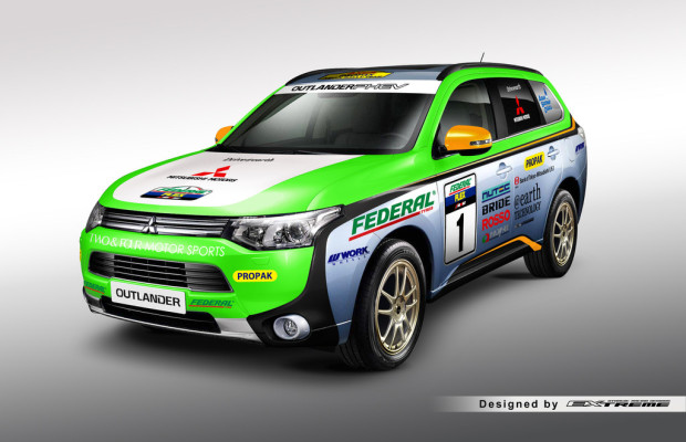 Mitsubishi Plug-in Hybrid Outlander startet wieder bei Cross-Country-Rallye