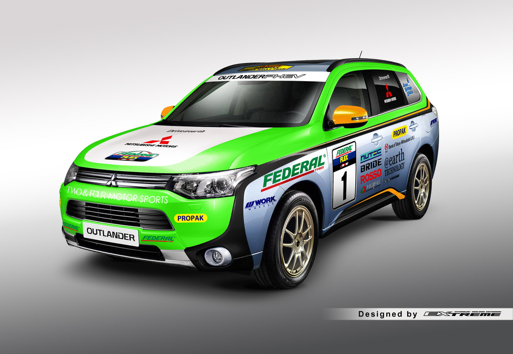 Mitsubishi Plug-in Hybrid Outlander startet wieder bei Cross-Country-Rallye