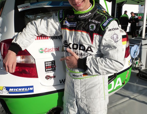 Rallye-Showcar als Promille-Fahrsimulator