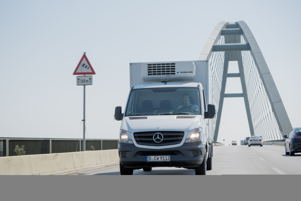 Seitenwind-Assistent für weitere Sprinter-Varianten