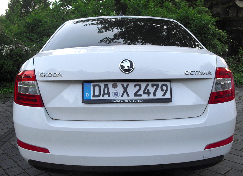 Skoda Octavia: Blick auf die Heckpartie. 