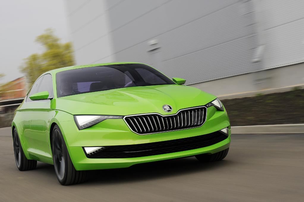 Skoda macht Design und das Auge fährt mit