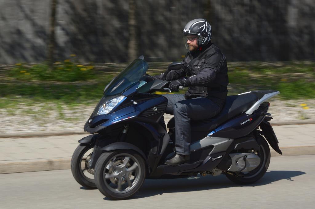 Test Dreiradroller Quadro 350 S - S geht noch flotter