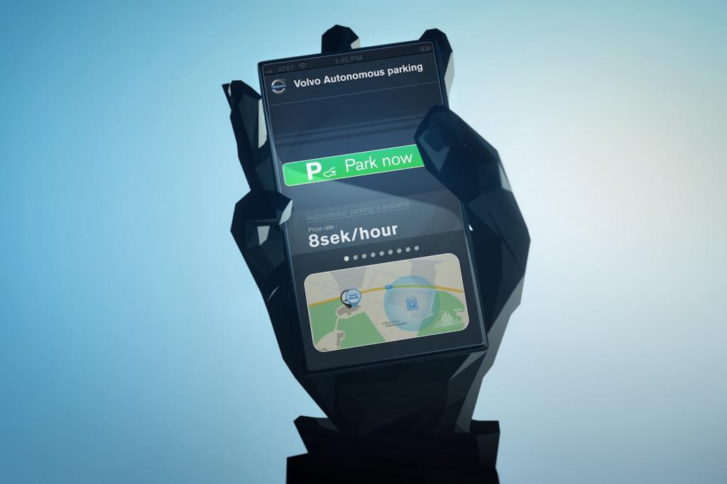 Volvo autonomes parken