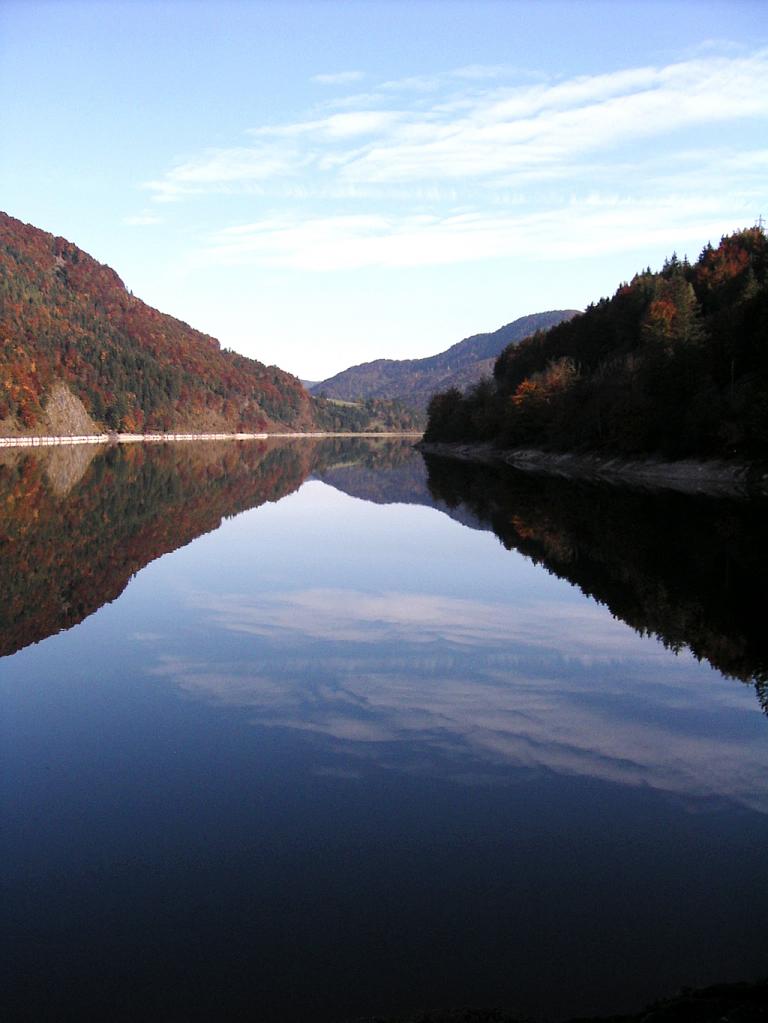 (Spiegelbild-)Impressionen im Salzburger Land. 