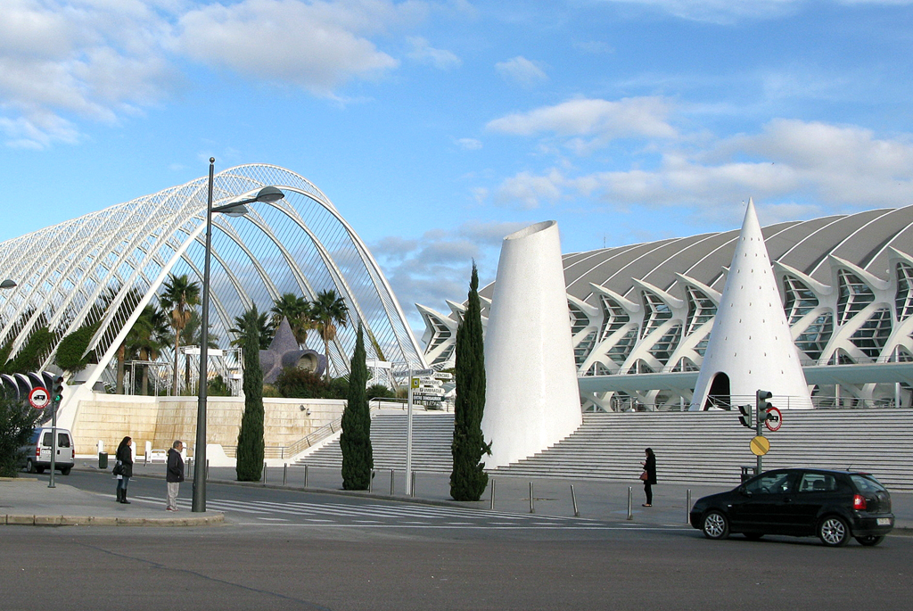 Auch das ist Valencia, das andere: (Calatrava-) Stadt der Künste und Wissenschaften. 