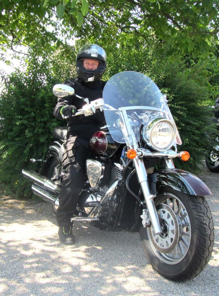 Auch mit ihren Motorrädern sind die Japaner hierzulande vertreten ... 