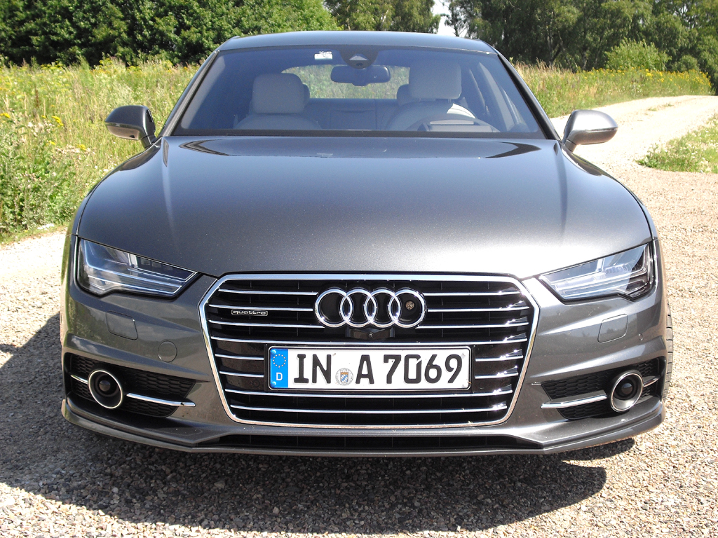 Audi A7 Sportback: Blick auf die Frontpartie. 