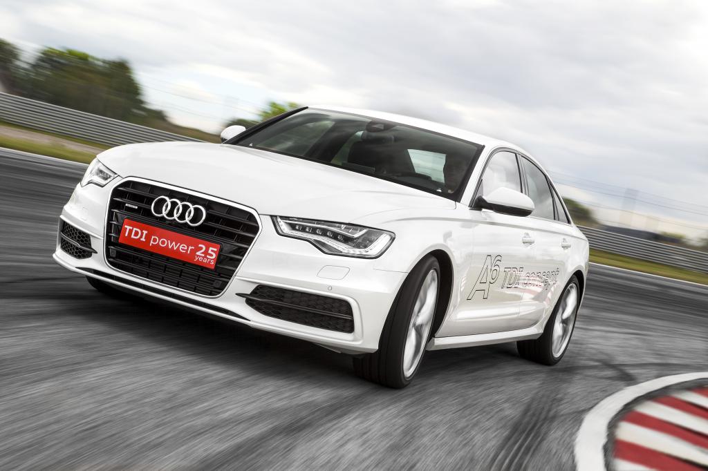 Audi expermentiert mit dem E-Turbo, hier ein A6-Konzeptfahrzeug