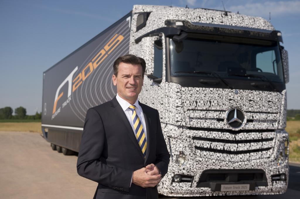 Autonom fahrende Trucks von Daimler - Selbst ist der Brummi
