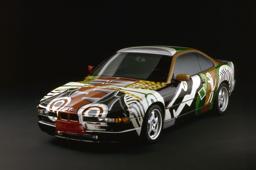 BMW 850 CSi ArtCar von David Hockney 1995