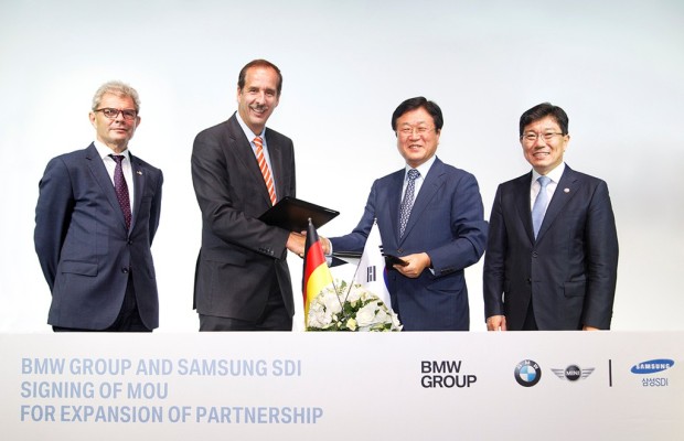 BMW und Samsung bauen Batterielieferungen aus