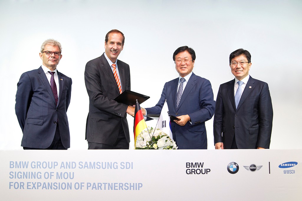 BMW und Samsung bauen Batterielieferungen aus