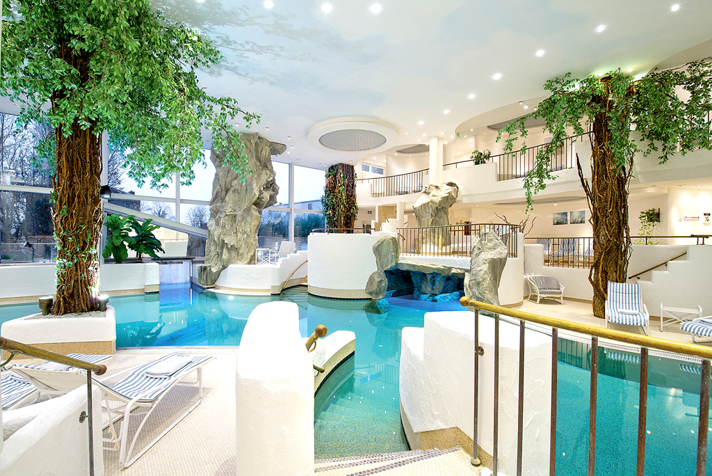 Blick in den Wellnessbereich. 