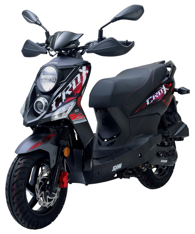 Der Sym Crox 50 fällt auf