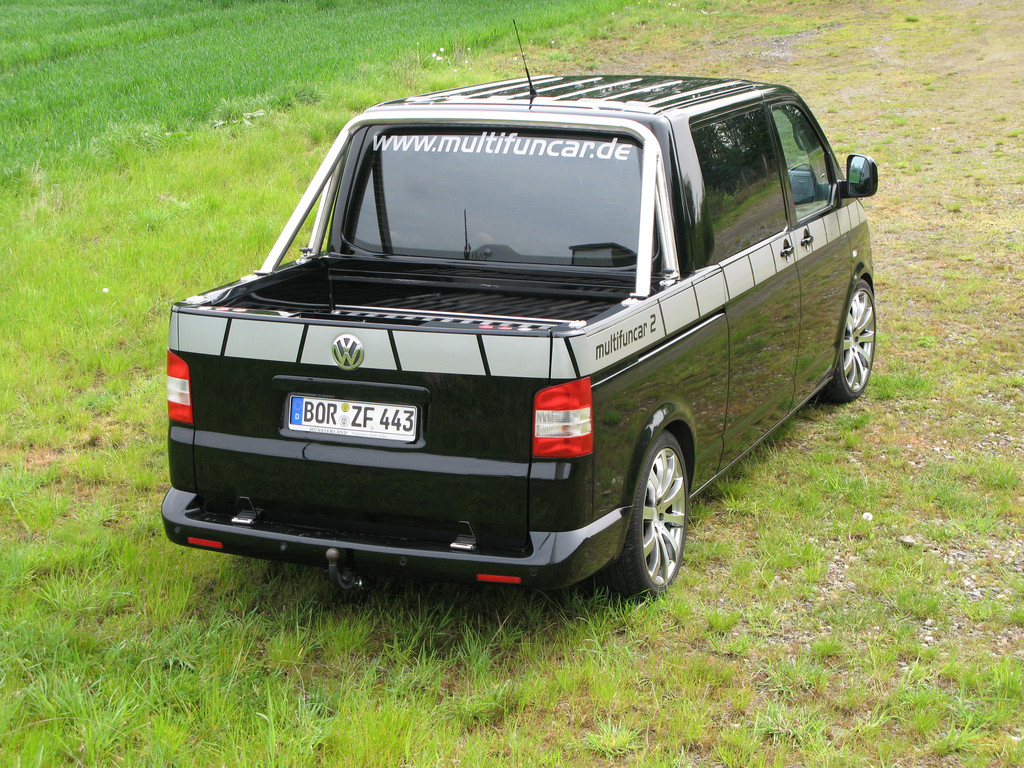 Der VW T5 als Pick-up: Multifuncar von Stockel