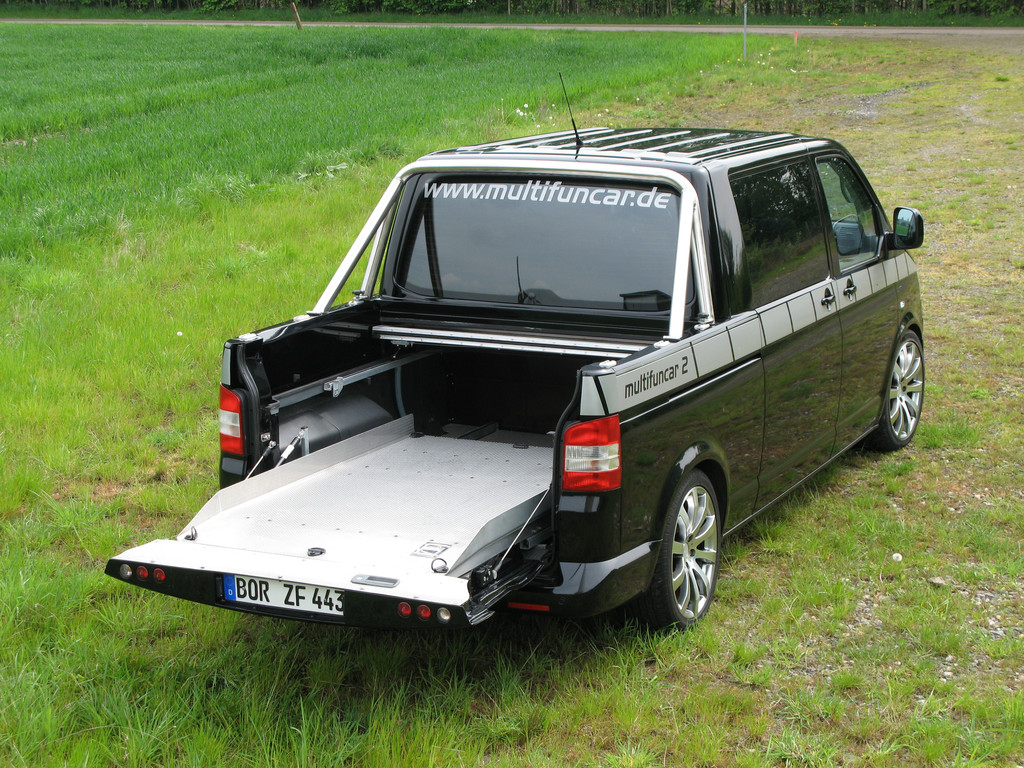Der VW T5 als Pick-up: Multifuncar von Stockel