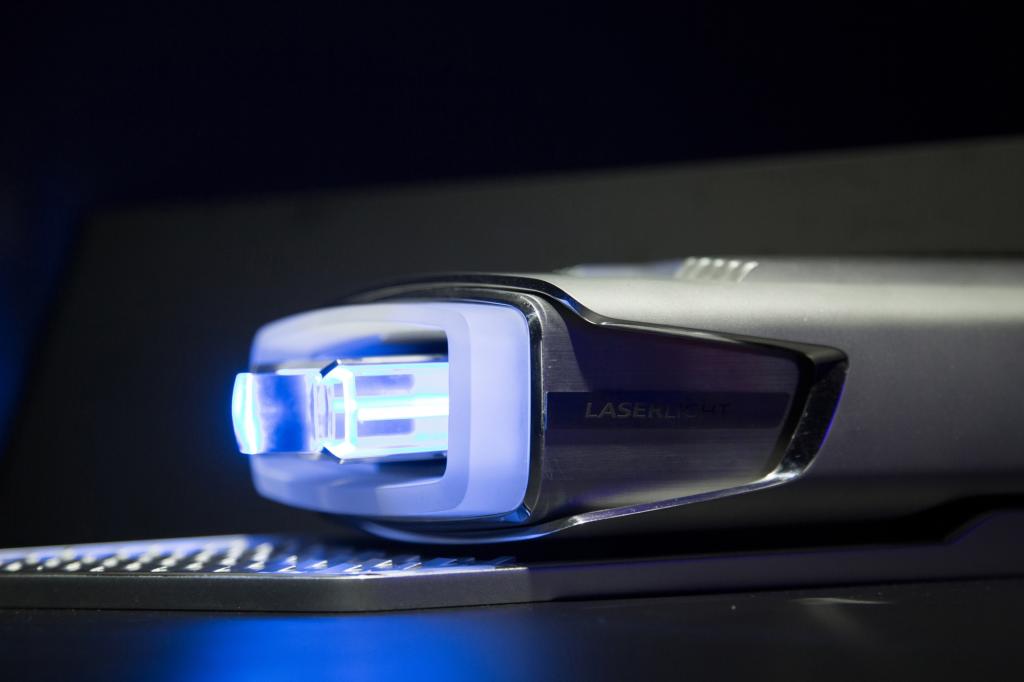 Der neuste Höhepunkt der Lichttechnik: ein Lasermodul von Audi